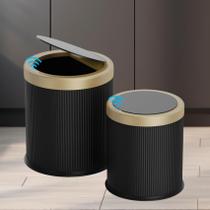 Lata de lixo URALFA Sensor de movimento automático sem toque 10L+14L