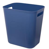 Lata de lixo UUJOLY Plastic 13L/3,5 galões para banheiro azul Lata de lixo UUJOLY Plastic 13L/3,5 galões para banheiro azul