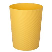 Lata de lixo UUJOLY Plastic 7,8x6,5x10" 6,8L para banheiro amarela Lata de lixo UUJOLY Plastic 7,8x6,5x10" 6,8L para banheiro amarela