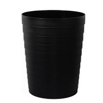 Lata de lixo UUJOLY Small Plastic 6.8L para banheiro, cozinha preta Lata de lixo UUJOLY Small Plastic 6.8L para banheiro, cozinha preta