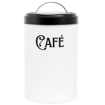 Lata De Metal Com Alça Para Mantimentos 18x10 cm Café e Açucar