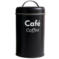Lata De Metal Com Alça Para Mantimentos 18x10 cm Café e Açucar