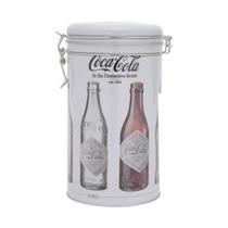 Lata De Metal Round Clip Lid Coca-Cola Bottles Evolution Urban