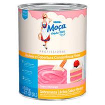 Lata de Recheio e Cobertura de Morango MOÇA 2,6Kg
