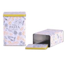Lata Estampa Pasta 18X12,6Cm - Globimport Lata Estampa Pasta 18X12,6Cm - Globimport