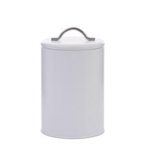 Lata Hermética Açúcar Branca 12x19x12Cm Metal Lata Hermética Açúcar Branca 12x19x12Cm Metal