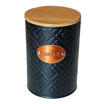 Lata Hermética Porta Açucar Sugar Tampa De Bambu Multiuso Lata Hermética Porta Açucar Sugar Tampa De Bambu Multiuso