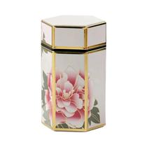 Lata Hexagonal Para Chá, Caixa De Armazenamento De Chá Selada, Acessório Portátil Para Conjunto De