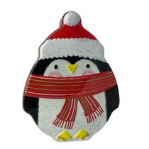 Lata Natalina Divertidas C/tampa Decorativa Biscoitos Doces Lembrança Natal Papai Noel