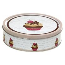 Lata Organizadora Grande Allegro Cranberry Cupcake - Copa & cia
