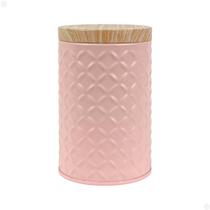 Lata Organizadora Multiuso de Metal Versatilidade Rosa Yoss