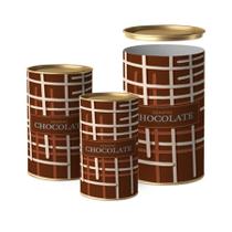 Lata para Ovo de Páscoa Rígida - Sempre Chocolate - 1 unidade - Cromus - Rizzo