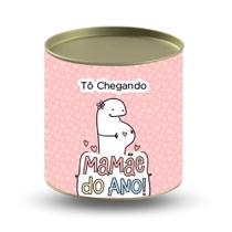 Lata personalizada dia das mães estampa digita 10 x 10