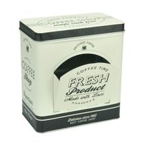 Lata Porta Cápsulas Café Nespresso Dolce Preto e Branco Lata Porta Cápsulas Café Nespresso Dolce Preto e Branco