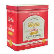 Lata Porta Cápsulas de Café Vermelha Nespresso Dolce Gusto