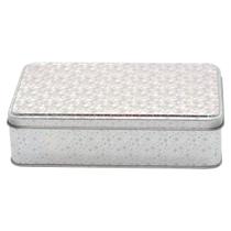 Lata Porta Joias Lata Organizadora de Metal Prata - Dolce Home