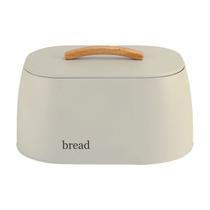 Lata Porta Pão Sense Bege Bread Pães Off-White Cozinha Ou