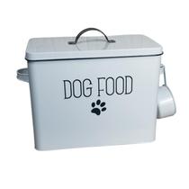 Lata porta racao d1616 dog food 33x18x26cm metal dolce home Lata porta racao d1616 dog food 33x18x26cm metal dolce home