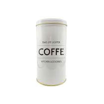 Lata Pote Personalizado Coffee Design Sofisticado Pratico 1400ml