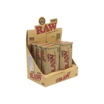 Lata Raw 100 Piteiras Pré Enroladas com 6 Unidades