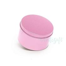 Lata Redonda para Lembrancinha Rosa - 7,5 x 4cm - 6un - Artegift - Rizzo Lata Redonda para Lembrancinha Rosa - 7,5 x 4cm - 6un - Artegift - Rizzo