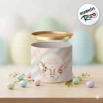 Lata Rígida para Doces e Bombons - Doce Páscoa - 10x7cm - 1 unidade - Cromus - Rizzo Lata Rígida para Doces e Bombons - Doce Páscoa - 10x7cm - 1 unidade - Cromus - Rizzo