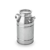 Latão de leite decorativo aço galvanizado 21 cm