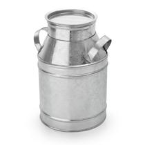 Latão de leite decorativo aço galvanizado 26 cm