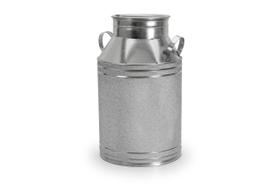 Latão de leite decorativo aço galvanizado 54 cm