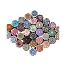 Latas De Cera Vintage Com Estampa Floral, 36 Peças, Recipientes Redondos DIY, Latas Vazias De Alta Latas De Cera Vintage Com Estampa Floral, 36 Peças, Recipientes Redondos DIY, Latas Vazias De Alta