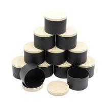 Latas De Metal Redondas Para Velas De 4oz, 12 Peças Com Tampas, Kit DIY Para Fabricação De Velas,