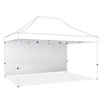 Lateral CROWN SHADES SunWall con Recubrimiento Plateado para Carpa Plegable 10x15