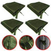 Lateral De Fechamento Parede Para Tenda Gazebo 3x3 Verde 4 Unidades