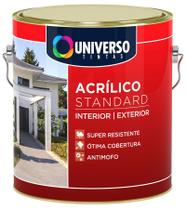 Latex Acrilico Fosco STD Branco Neve 900ML Universo