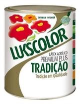 Látex Acrílico Premium Plus Fosco Preto 900ml - Lukscolor