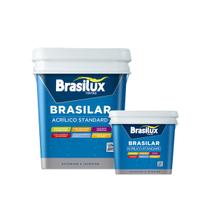 Látex acrílico standard brasilar 3,6l brasilux pintura para parede