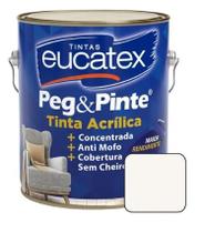 Latex Acrlico Fosco 3,6 litros Peg Pinte Eucatex Latex Acrlico Fosco 3,6 litros Peg Pinte Eucatex