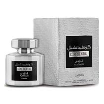 Lattafa confidential platinum edp 100ml masculino