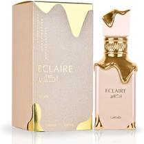 Lattafa Eclaire EDP Spray 100 ml (96.4 g) Fragrância de longa duração e encantadora para mulheres.