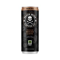 Latte em Lata Sabor Mocha Death Wish Coffee 325 ml Latte em Lata Sabor Mocha Death Wish Coffee 325 ml