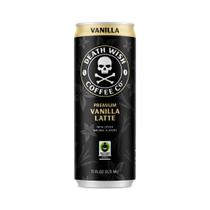 Latte Enlatado Death Wish Coffee Sabor Baunilha 325ml Latte Enlatado Death Wish Coffee Sabor Baunilha 325ml