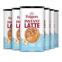 Latte instantâneo Folgers Baunilha Francesa 453 g pacote com 6 Latte instantâneo Folgers Baunilha Francesa 453 g pacote com 6