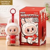 Laububu CocaCola Chaveiro de Pelúcia Vinil Rosto Caixa Cega Boneca Série Brinquedos Presente filhos