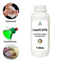 Lauril 27 Éter Sulfato De Sódio 1 Litro Espumante 1ªlinha - Allquin