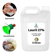 Lauril 27 Éter Sulfato De Sódio 5 Litros Espumante 1ªlinha - Allquin