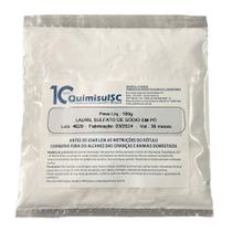 Lauril sulfato de sódio em pó - 250g Lauril sulfato de sódio em pó - 250g