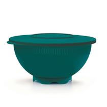 Lava arroz com tampa verde mistério da tupperware