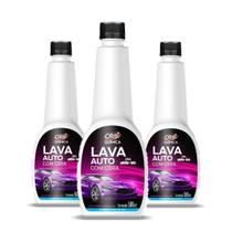 Lava Autos Com Cera 500ml Orbi - 3 Peças