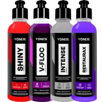 Lava Autos Concentrado V Floc Revitalizador de Pneus Shiny Renovador de Plasticos Interno Intense Restaurador de Plasticos Externo Restaurax Vonixx Lava Autos Concentrado V Floc Revitalizador de Pneus Shiny Renovador de Plasticos Interno Intense Restaurador de Plasticos Externo Restaurax Vonixx