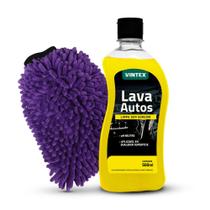 Lava Autos Shampoo Automotivo Neutro Concentrado + Luva